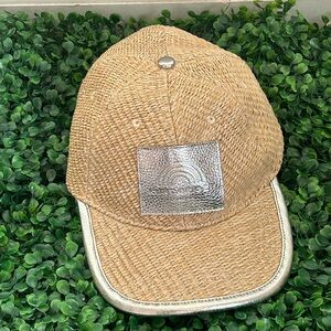 Kurt Geiger Raffia Baseball Cap